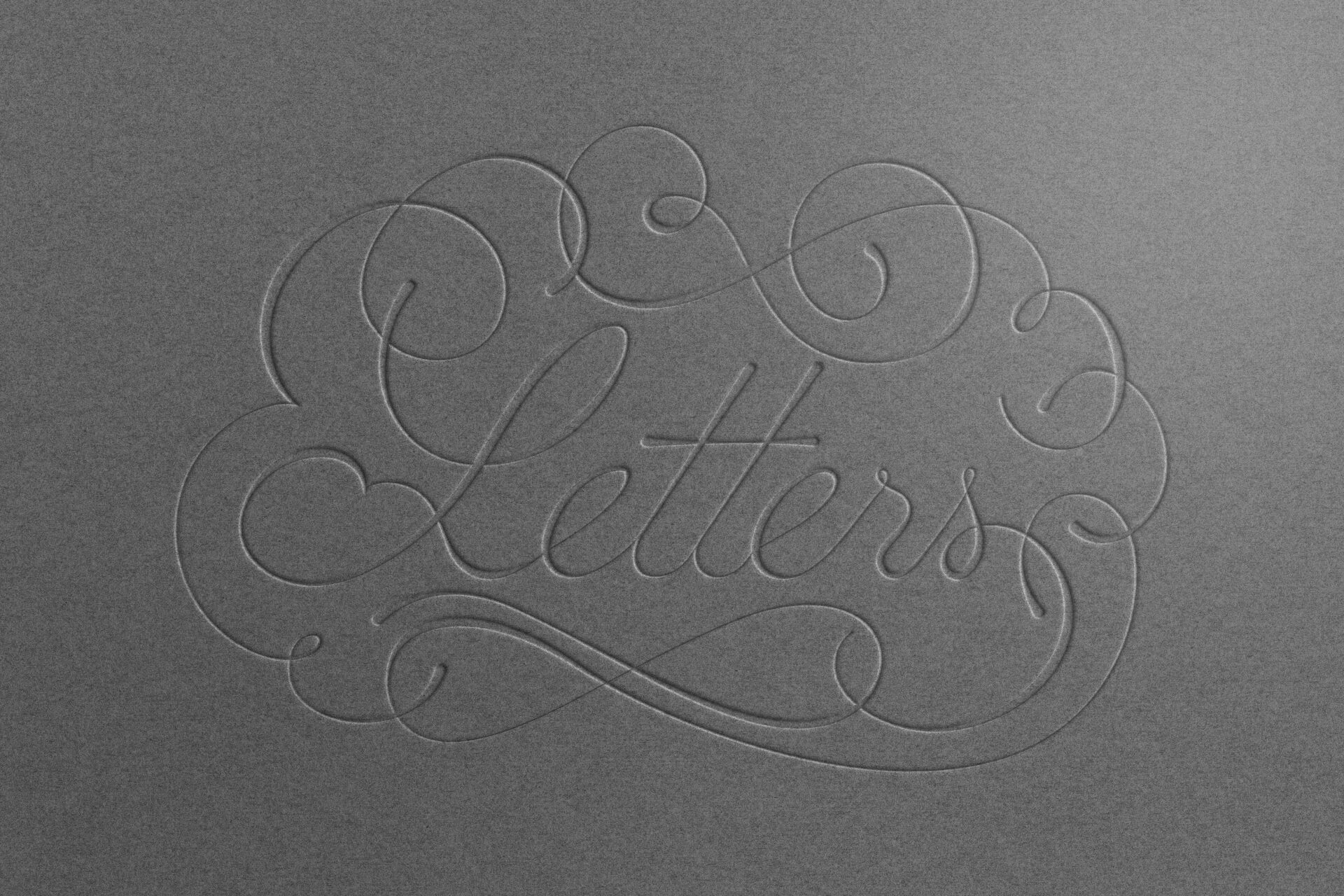 Letters Lettering Mockup, April ’24